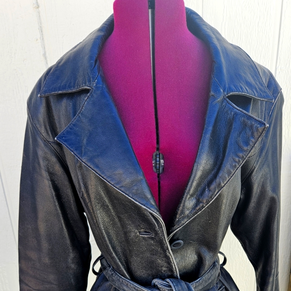 Wilsons Pelle Studio Women's Black Leather Jacket